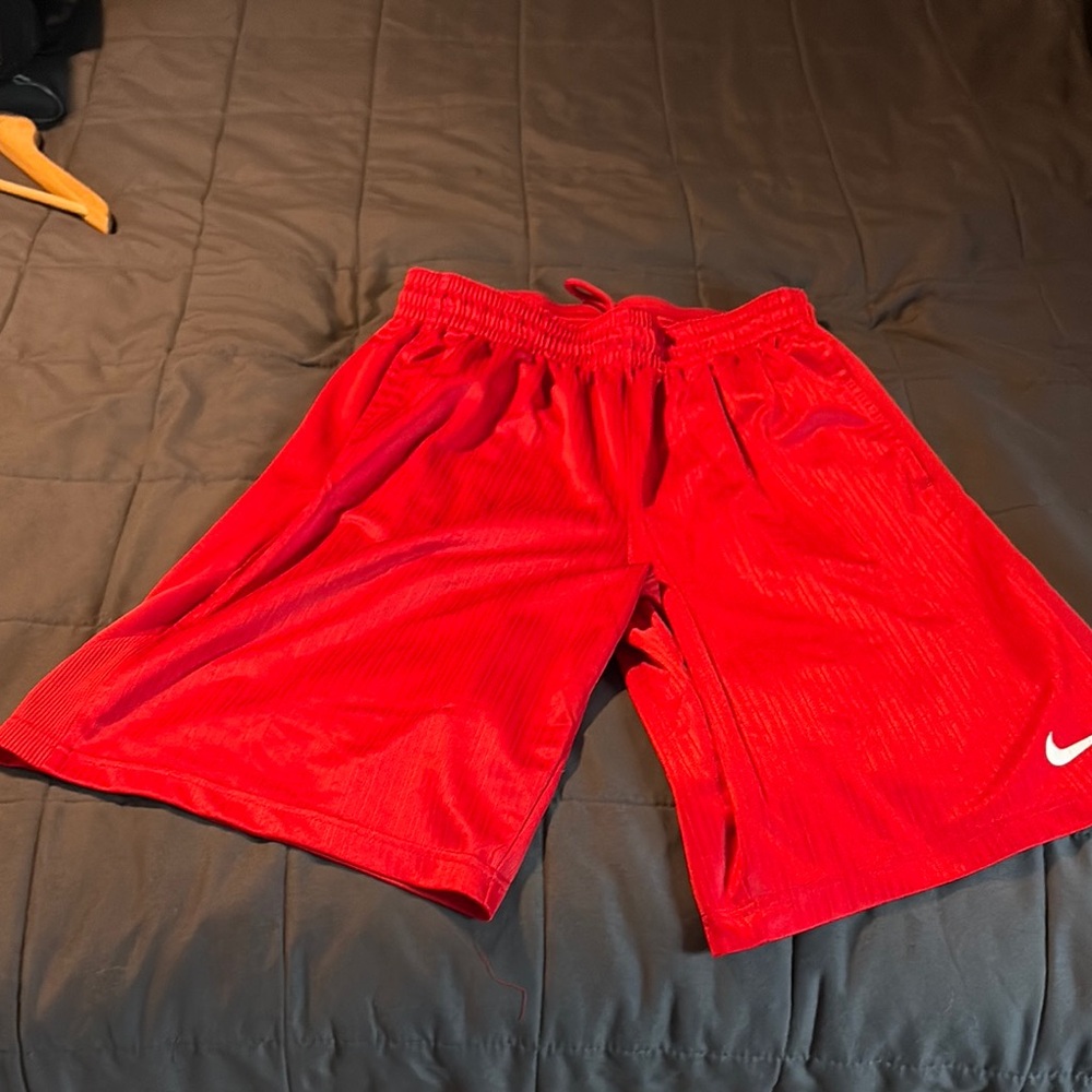 Nike Bright Red Sports Shorts